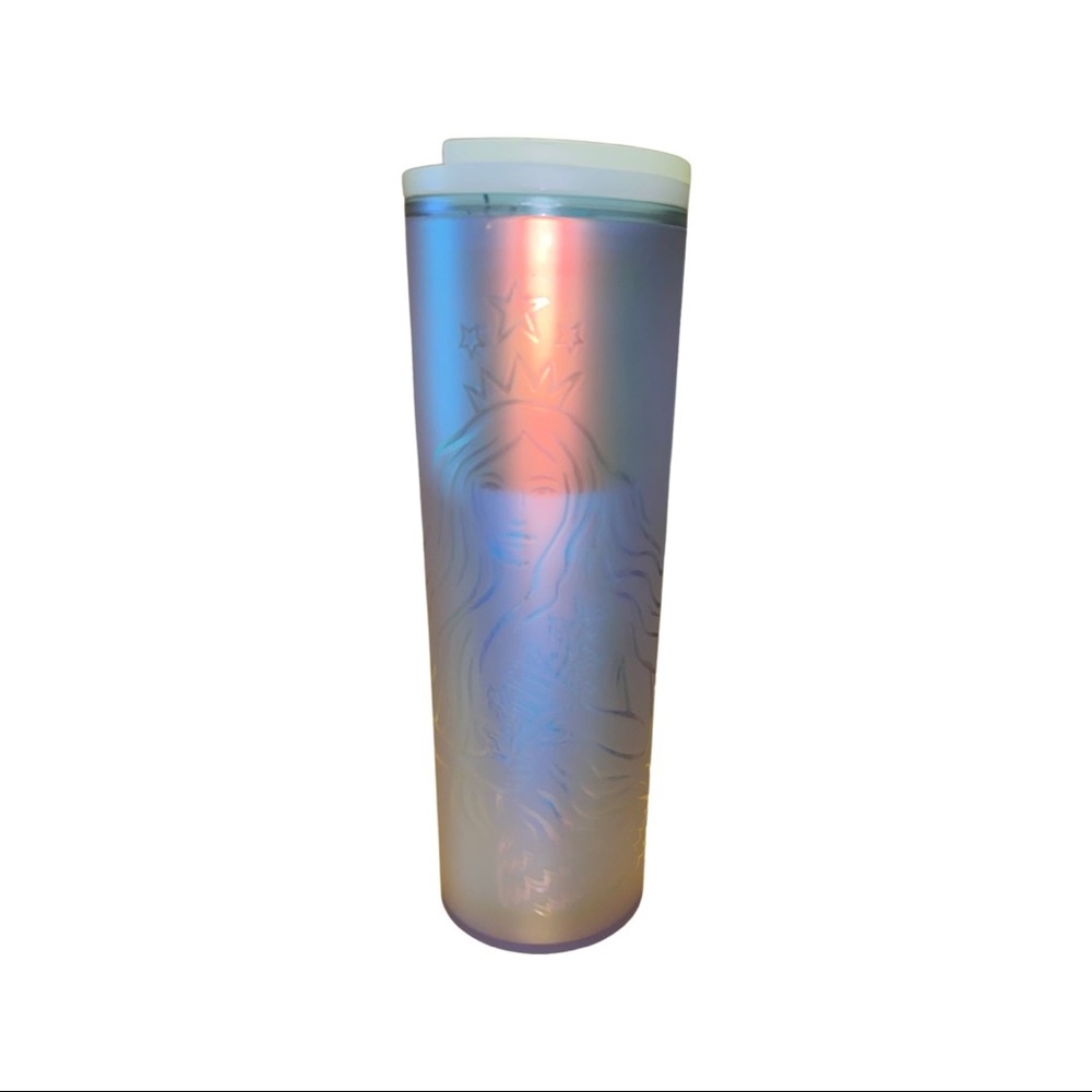 Iridescent mermaid Starbucks 2021 tumbler 16 oz